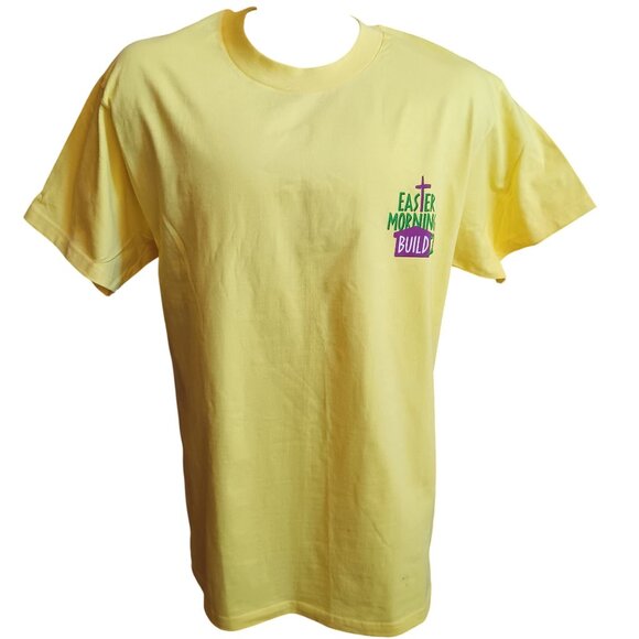 Large Vintage 1999 Hanes Beefy-T Easter Morning Build 2 Habitat For Humanity - Picture 2 of 6